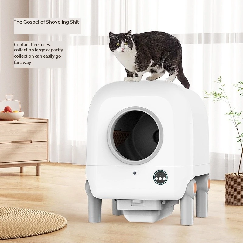 

Fully Enclosed Fresh Air Deodorization Large Capacity Intelligent Fully Automatic Cat Lit-ter Box