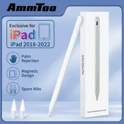 Stylus Pen For Apple Pencil with Led Indicators Palm Rejection Touch Pencil for 2022 2021 2020 2019 2018 iPad 30Min Fast Charge