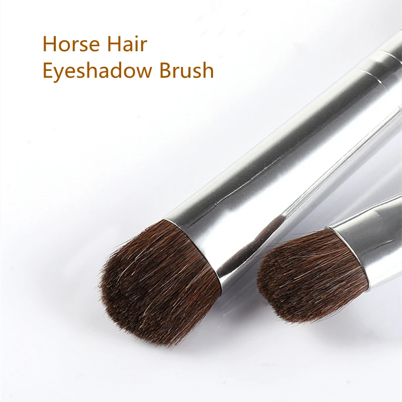 3/ 7pcs Eye Shadow Makeup Brushes Set Natural Animal Horse Pony Soft Hair Cosmetics Blending Smudge Shader Brush Beauty Kit