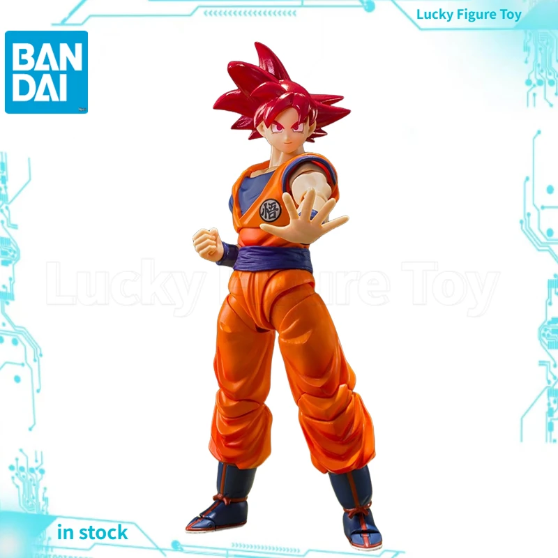 

【Original】BANDAI S.H.Figuarts DBS Son Gokuu The Saiyan God Brought By A Righteous Heart Action Figures Collectibles Toys
