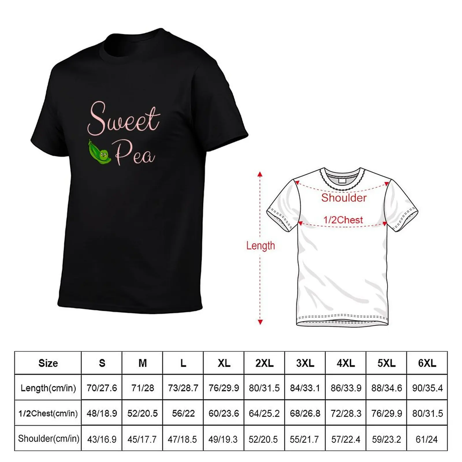 Sweet Pea T-Shirt cotton man t-shirts shirts graphic tees shirts men graphic