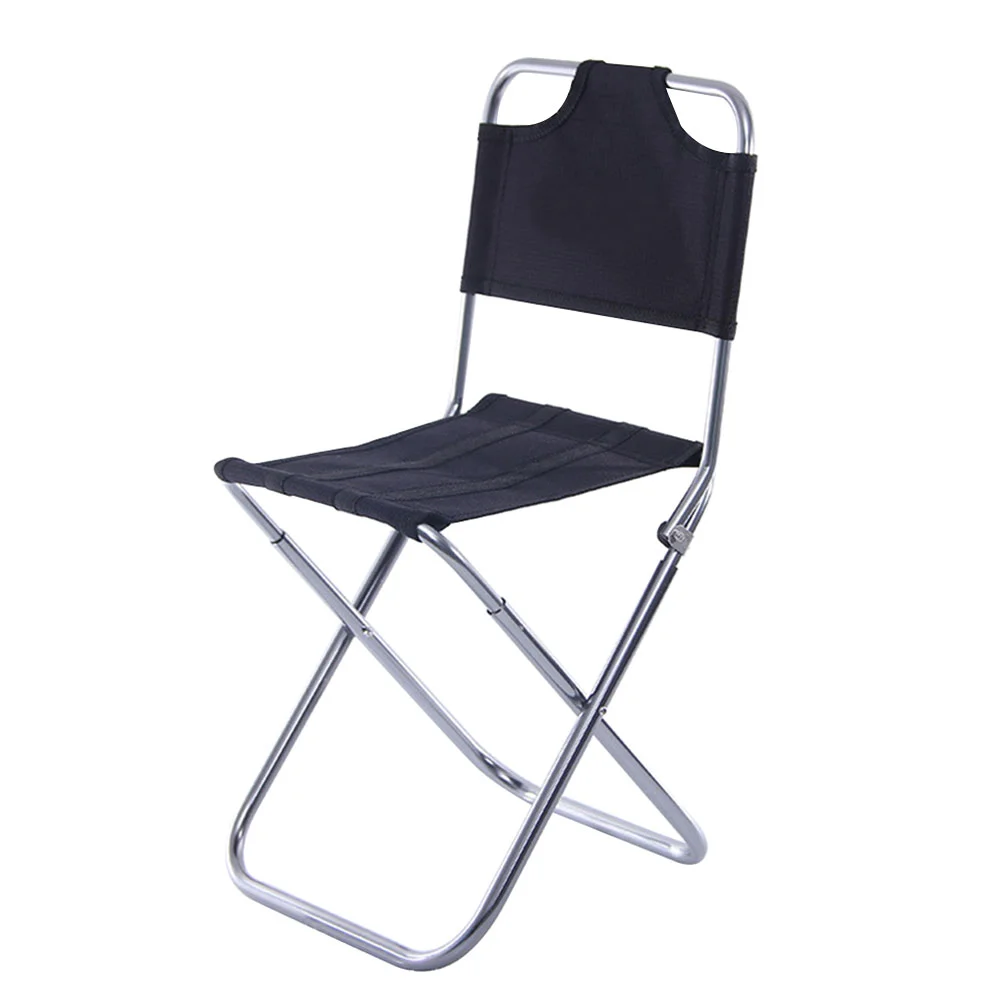 Chaise de camping pliante portable, tabouret d\'extérieur, chaise de pêche, chaise de randonnée