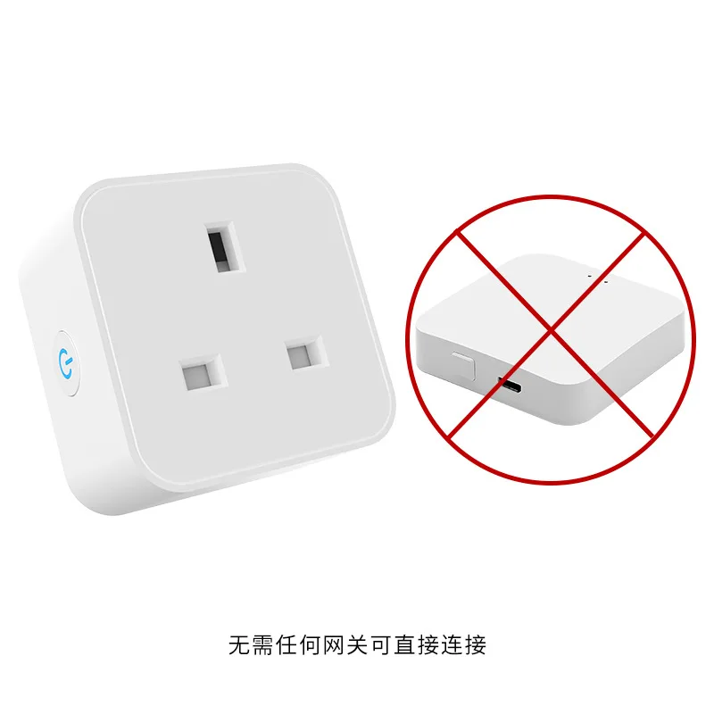 Matter Cross-platform protocol Smart socket Small batch customization Can be marked Support voice control Remote control