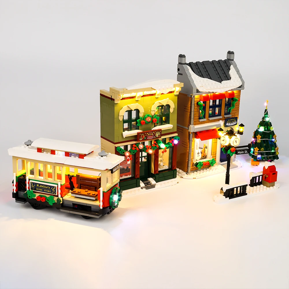 EASYLITE LED Light Kit For Christmas 10308 Holiday Main Street Building Blocks Set Bricks Toys For DIY No Model