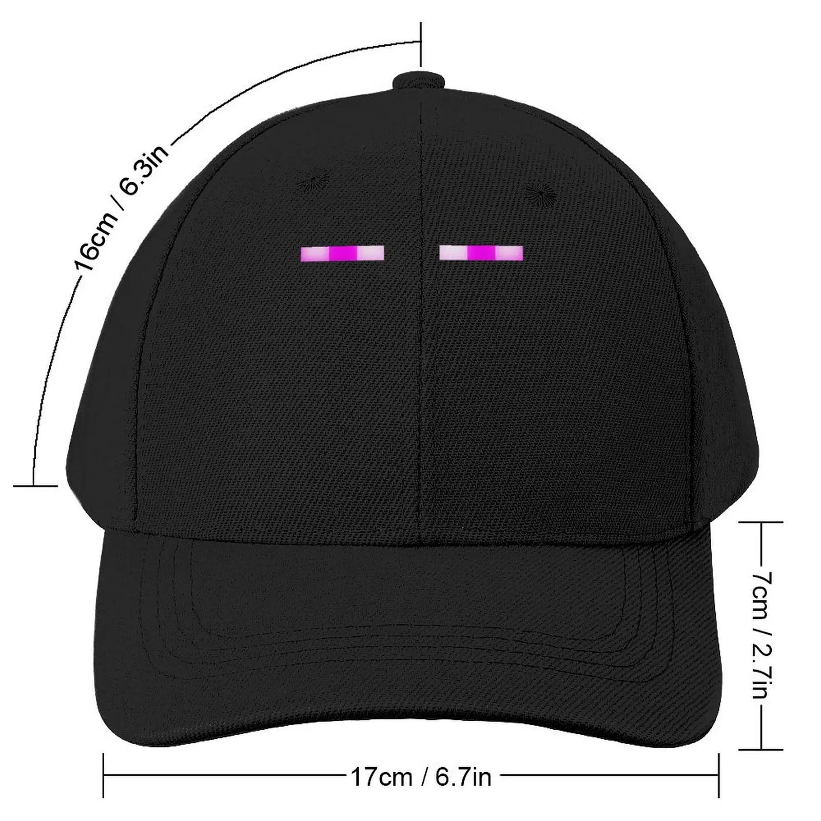 Enderman Baseball Cap Golf Hat Man Gentleman Hat sun hat Male Women's