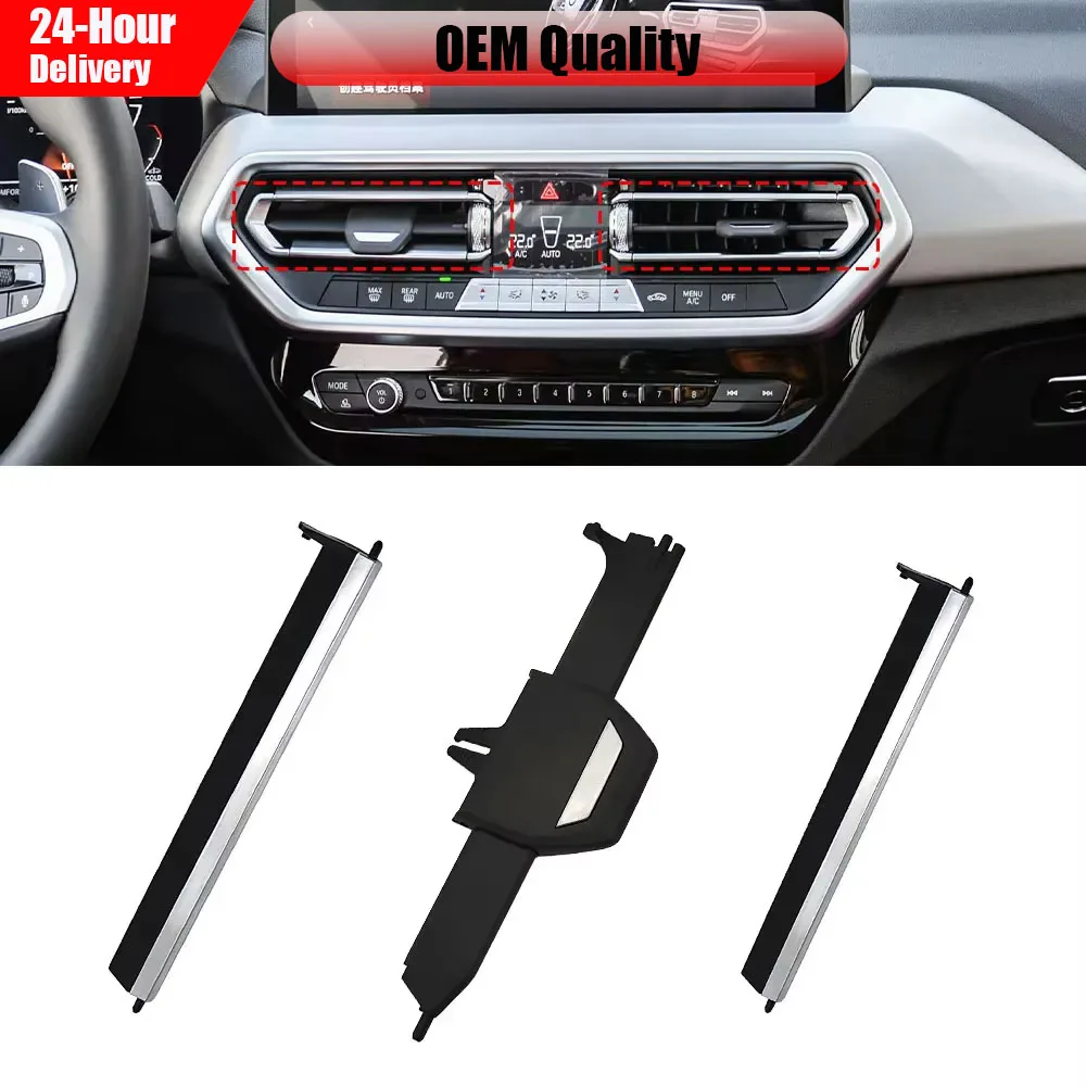 For BMW G01 G02 Car Middle AC Vent Grille Air Conditioning Outlet Knob Repair Replacment Accessory For BMW X3 X4 2022-2024