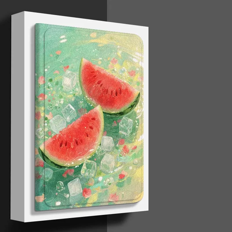 Wassermelonen-Illustration für Vivo IQOO Pad 2 Pad 3 Pad 5 Air SE Pro 12,1 12,3 13 11,5 11 Zoll Tablet-Hülle