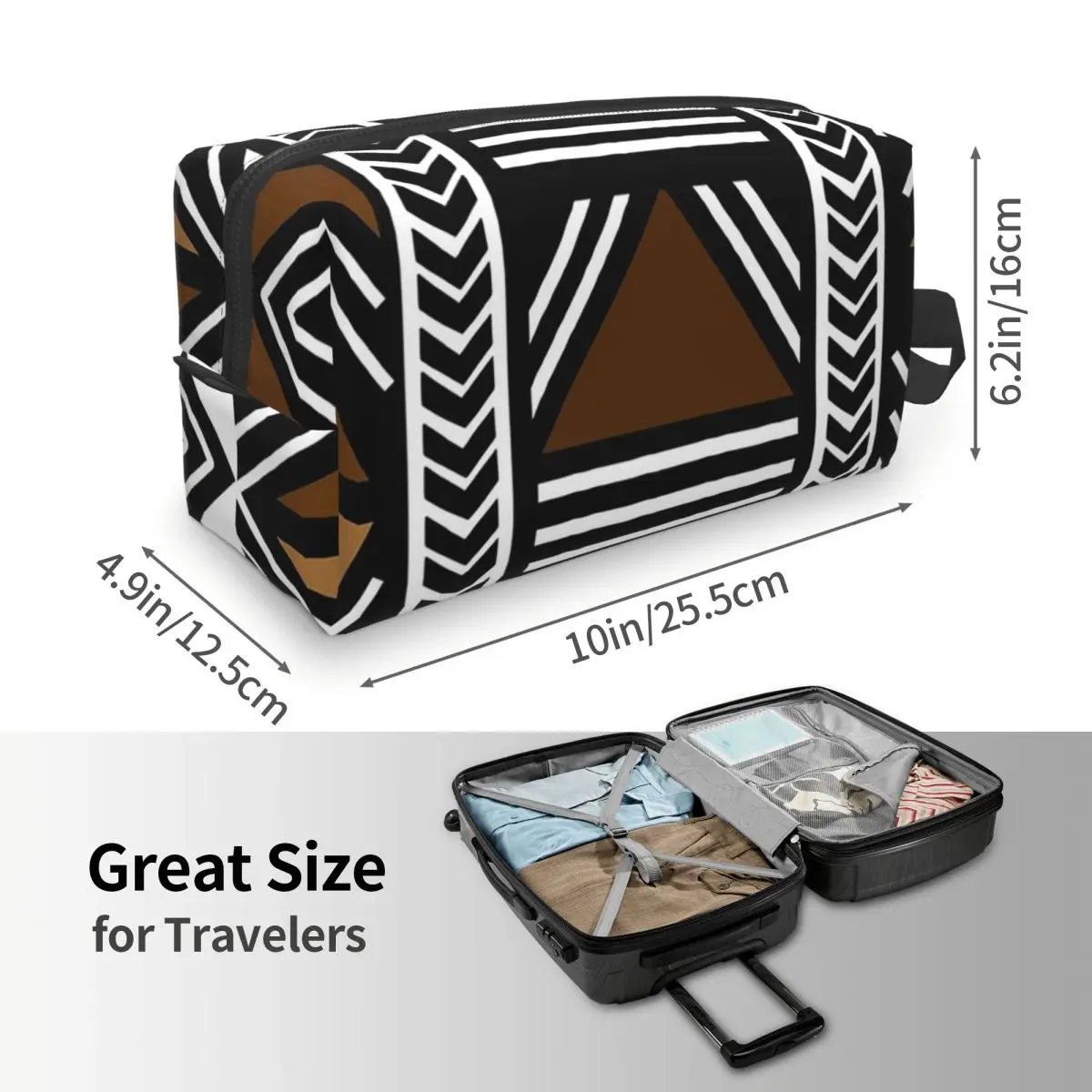 حقيبة مكياج بوجولان الأفريقية، منظم مستحضرات التجميل، مجموعة أدوات التخزين، حقيبة مستحضرات التجميل للنساء، مقلمة للسفر