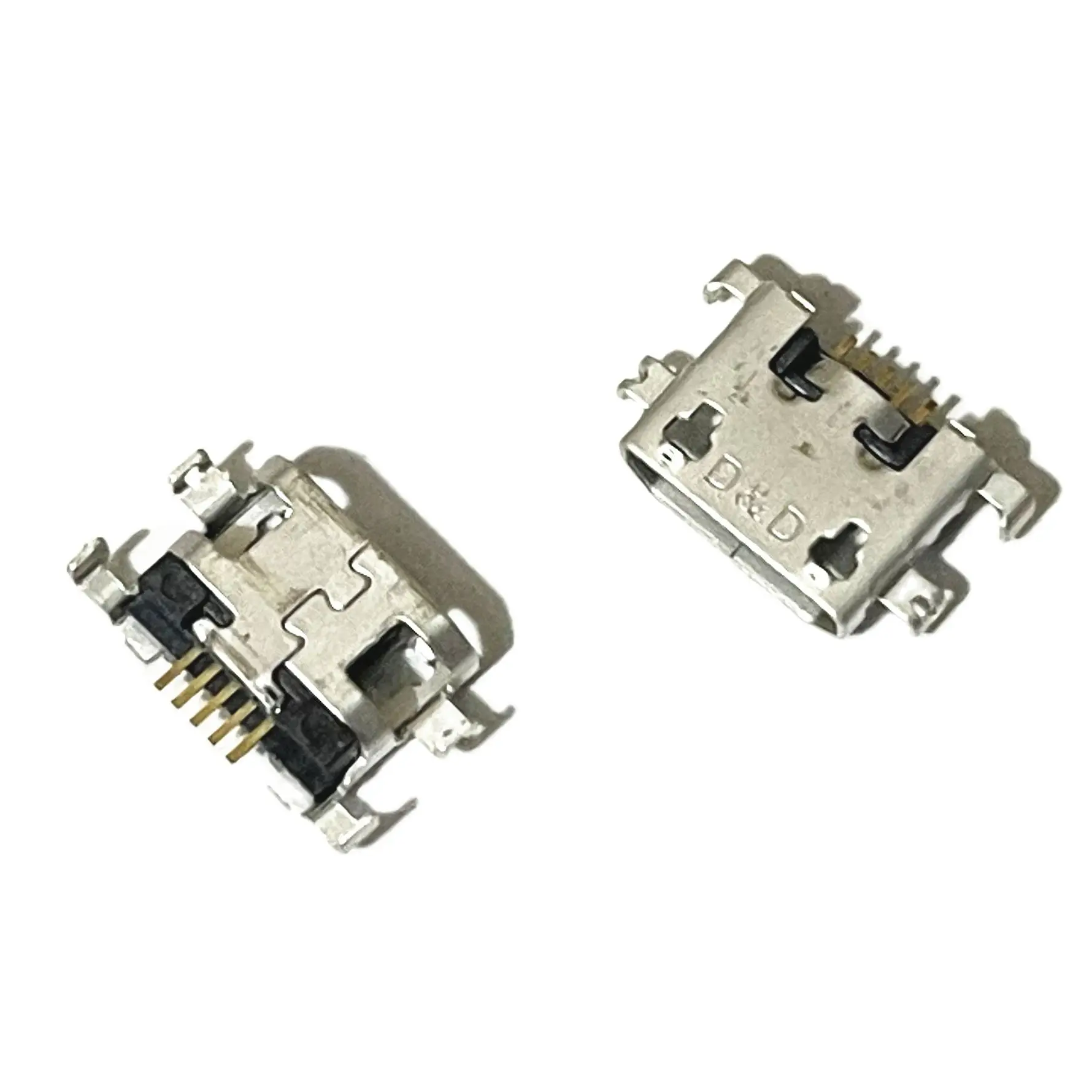 50pcs Micro USB Connector Jack Charging Port For Huawei Y520 Y600 Y511 Y511-T00 Y511-U10 U30 Y530 Y535 Y535D Y610 charger Socket