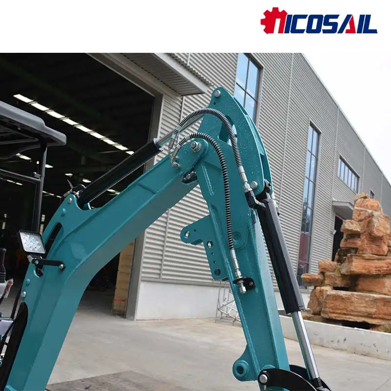 حفارة زاحفة صغيرة لأعمال المزرعة والبناء - حفارة مدمجة رخيصة الثمن وشحن مجاني مع تقنية الزاحف #5