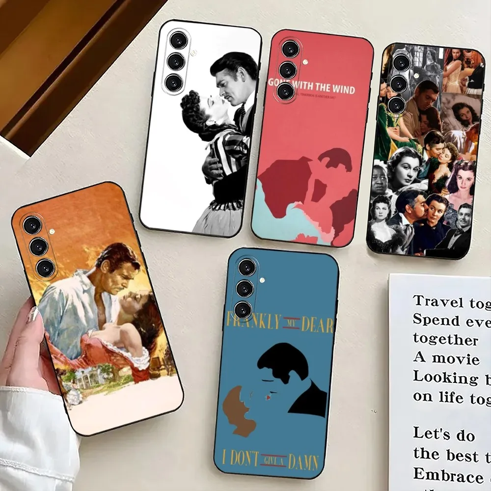 Movie G-gone with the W-wind  Phone Case For Samsung S24,21,22,23,30,Ultra,S20,Plus,Fe,Lite,Note,10,9,5G Black Soft Cover