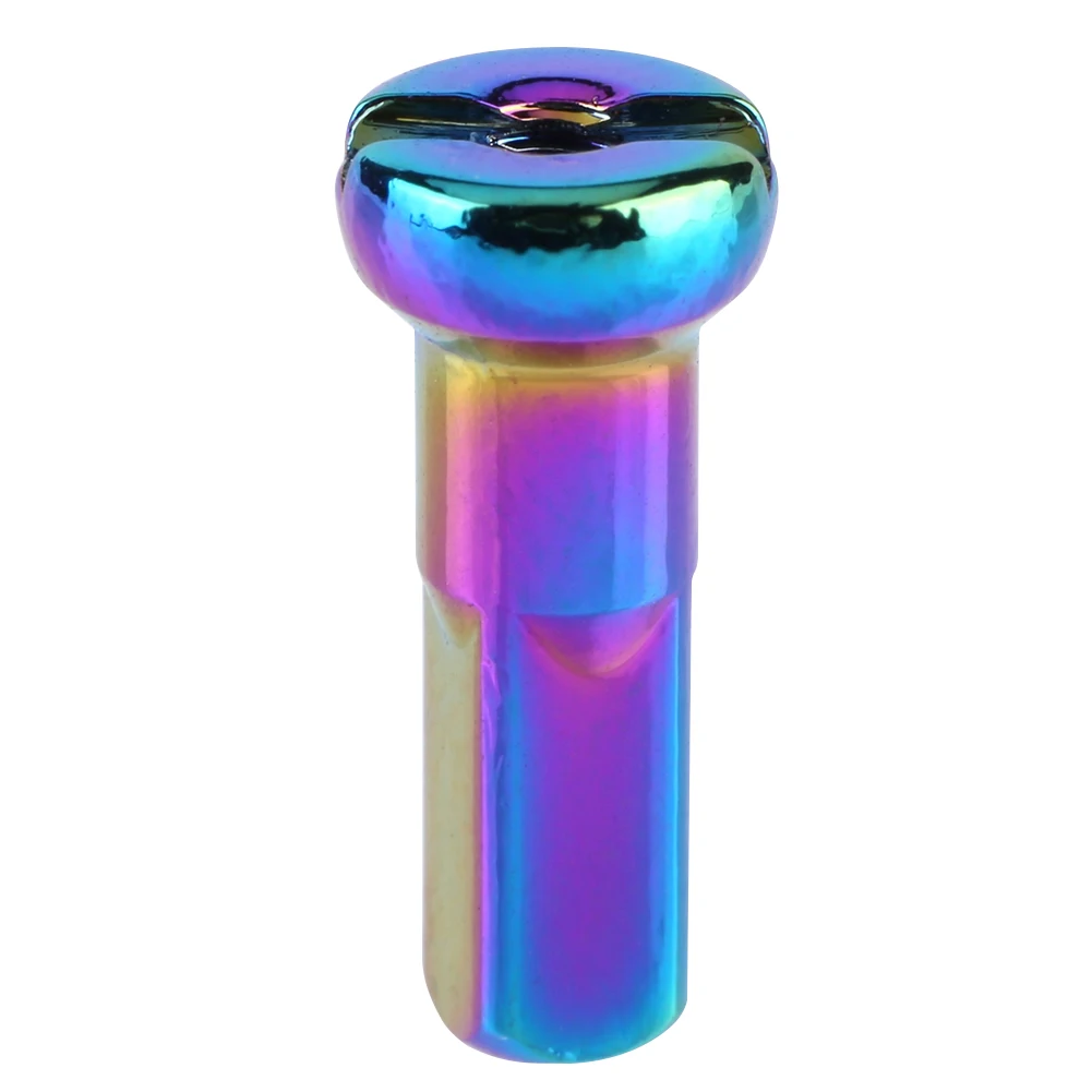 10 قطعة المتحدث الملونة الحلمات سبائك الألومنيوم 14 جرام دراجة تكلم قبعات الدراجات عجلة تكلم الحلمات للدراجات الطريق الجبلية #2