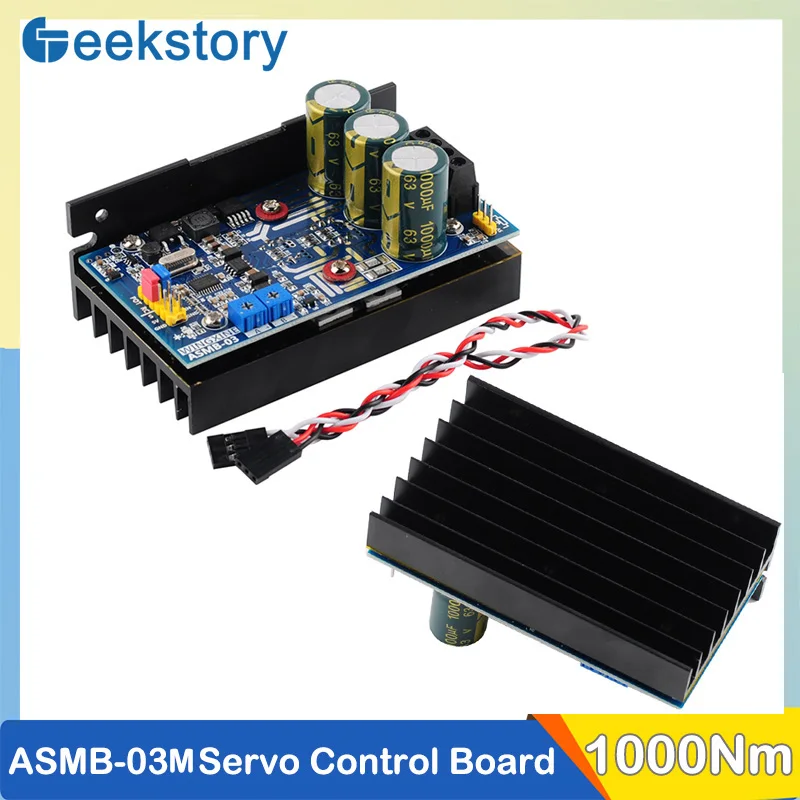 ASMB-03M Servo Controller 1000Nm Single Channel High Torque DIY Servo Parts For Medium Large Robot (8V to 48V Current Limit 20A)