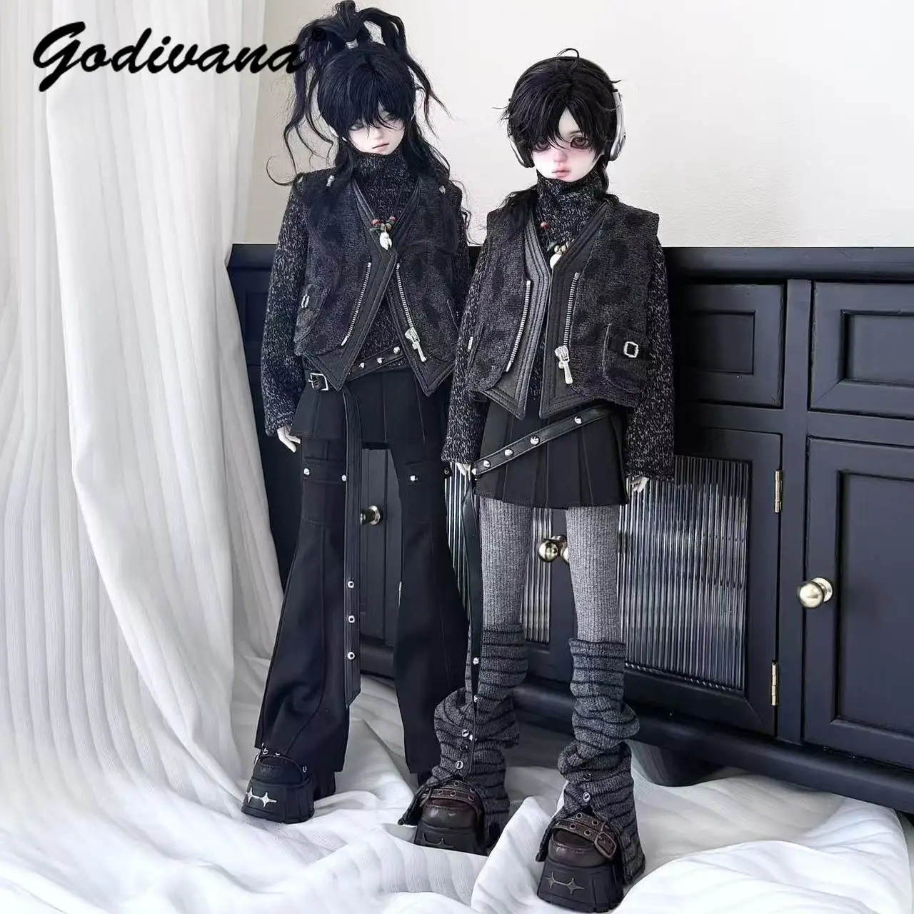 1-4-abbigliamento-per-bambole-bjd-stile-punk-y2k-gilet-gotico-scuro-con-cerniera-completo-a-strati-con-gonna-a-pieghe-e-pantaloni-a-zampa-set-con-maglia-a-collo-alto