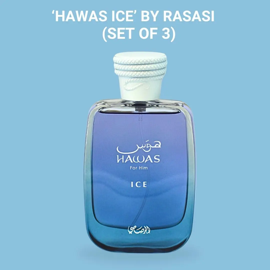 100 مللي عطر RASASI Hawas Ice Pheromone عطر نسائي عربي كولونيا فرمون للرجل يجذب مكياج الجنس الآخر