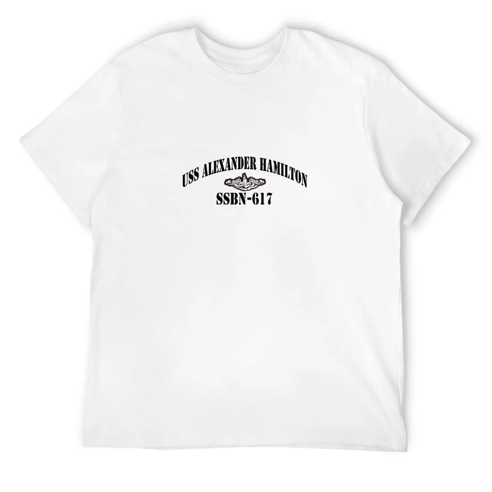 

USS ALEXANDER HAMILTON (SSBN-617) SHIP'S STORE T-Shirt korean fashion street wear mens graphic t-shirts big and tall