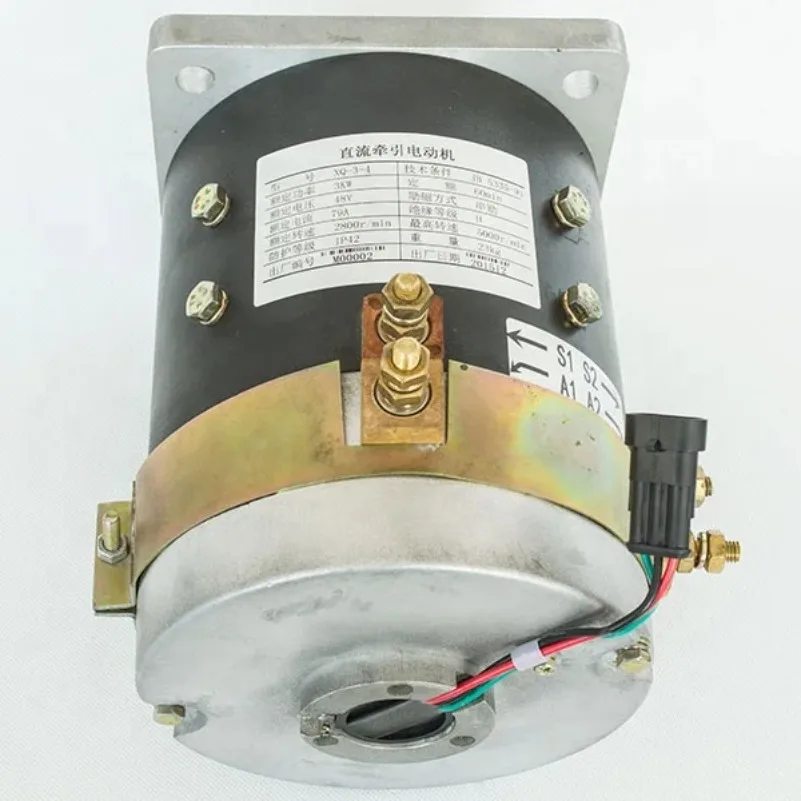 3 kW 48V DC Series Traction Motor for Club Car with 1205 Controller