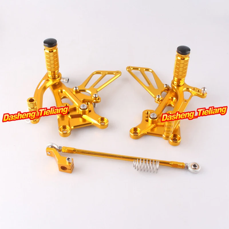 Adjustable Shift Foot Pegs Rear Set Footrests Replacement For Honda CBR600 F4i 2001 2002 2003 2004 Motorcycle Accessory Parts