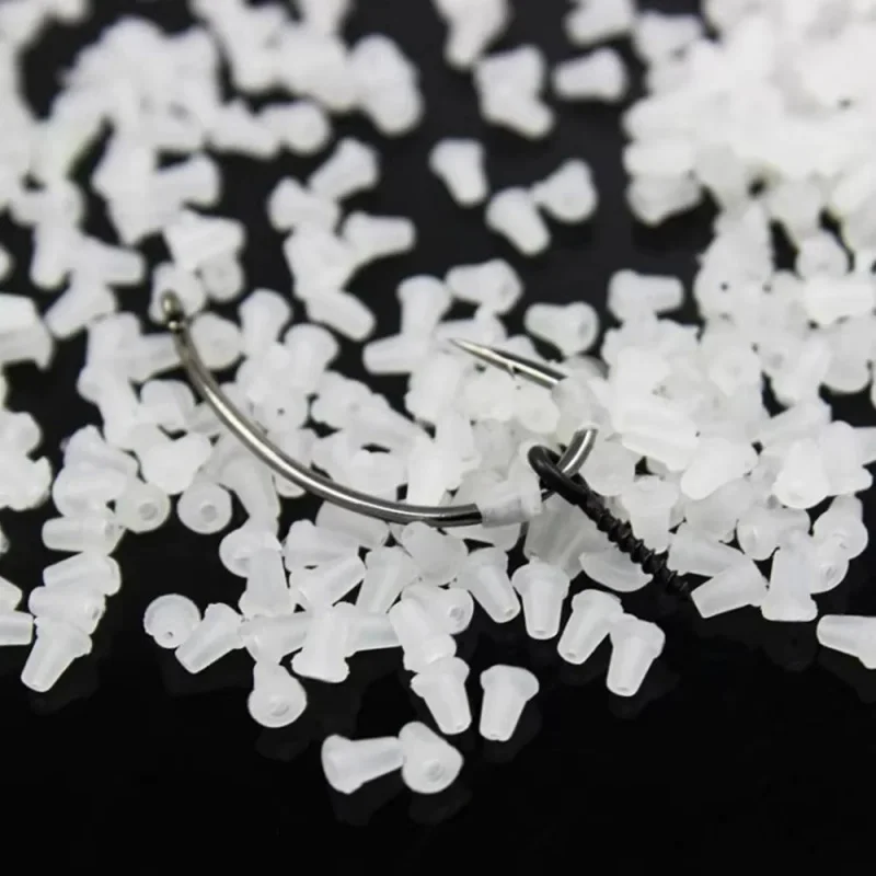 100~300個入り 鯉釣りアクセサリー 釣り針ストップビーズ ベイトボイリーリング スイベルストッパー ロニーヘアリグ用 ラバーフィッシング