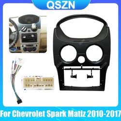 9 Inch 2 din Radio Plastic Fascia For Chevrolet Spark Matiz 2010-2017 DVD Player Installation Panel Surround Dash Trim Kit Audio