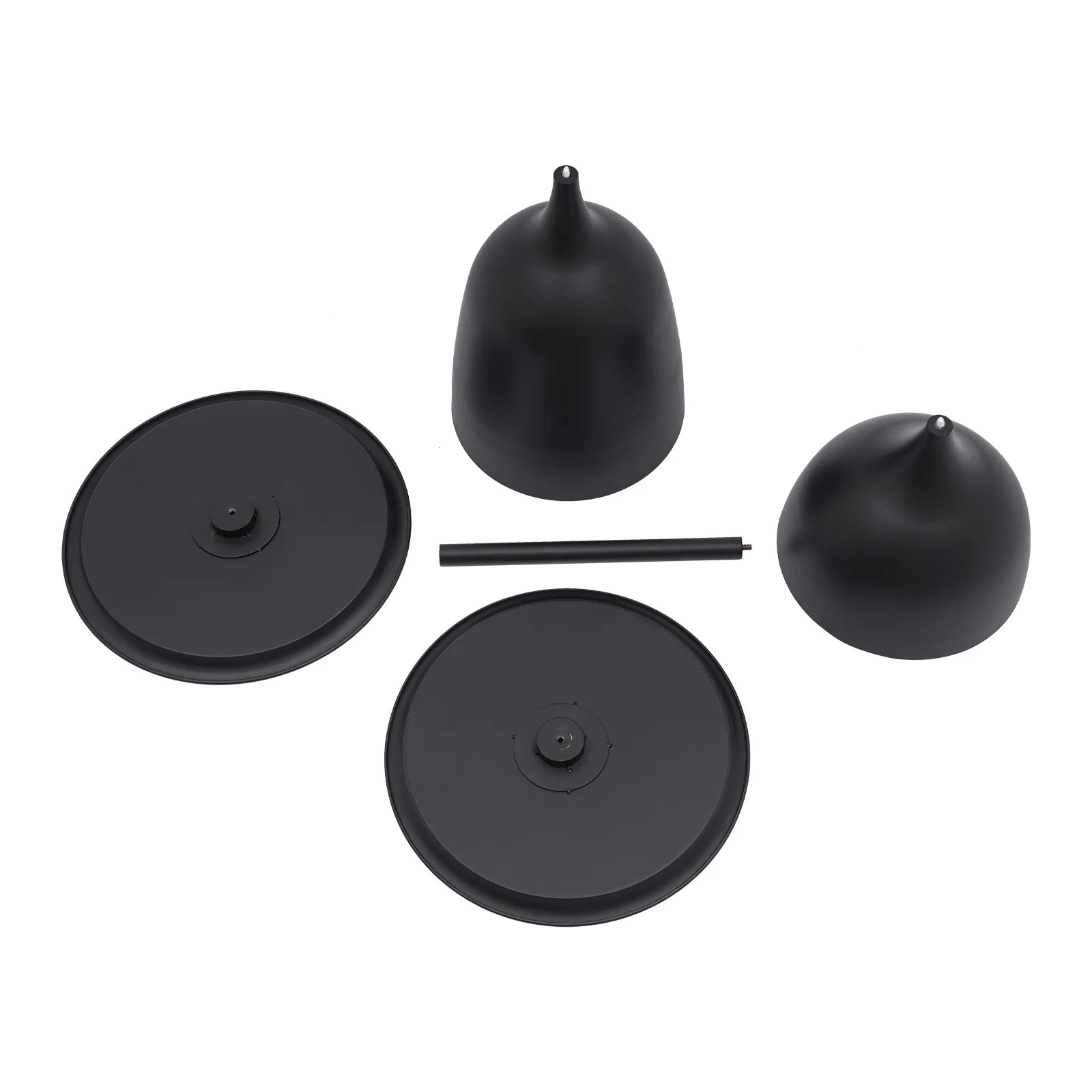 Café TablesModern Round Iron Side Table Set for Living Room Bedroom Sofa Decor 2 Pcs