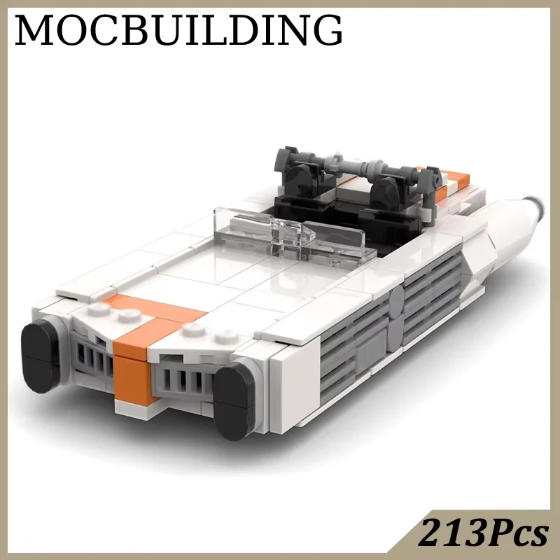 Space Speeder Vehicle Star Science Fiction Movie Display Model MOC Building Block Bricks Toys DIY Construction Birthday Gift