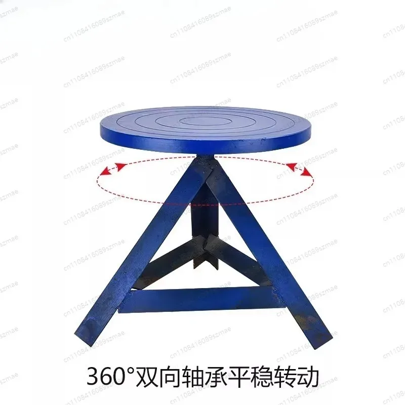 Pottery tools, high turntable, sculpture turntable, clay sculpture turntable, manual cast iron, handmade painting handwheel