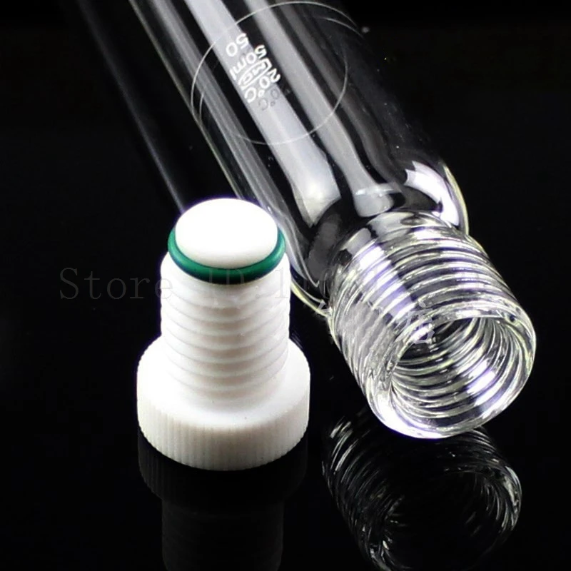 5-350ml Glass Total Phosphorus Total Nitrogen Screw Colorimetric Tube Screw Glass Pressure Bottle for Lab Experiment