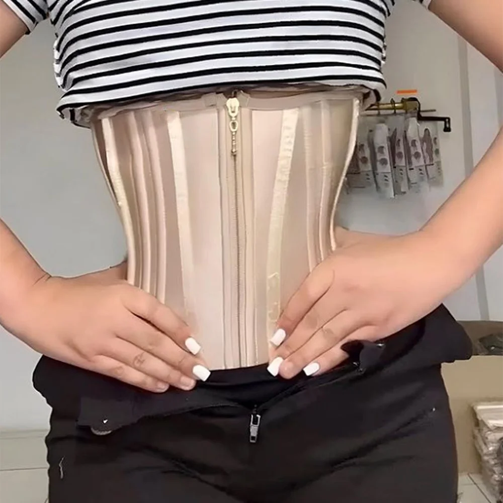 Fajas Colombianas Binder Shapewear for Women Waist Trainer Body Shaper Modeling Straps Shaping Corset Flat Belly Slimming Belt