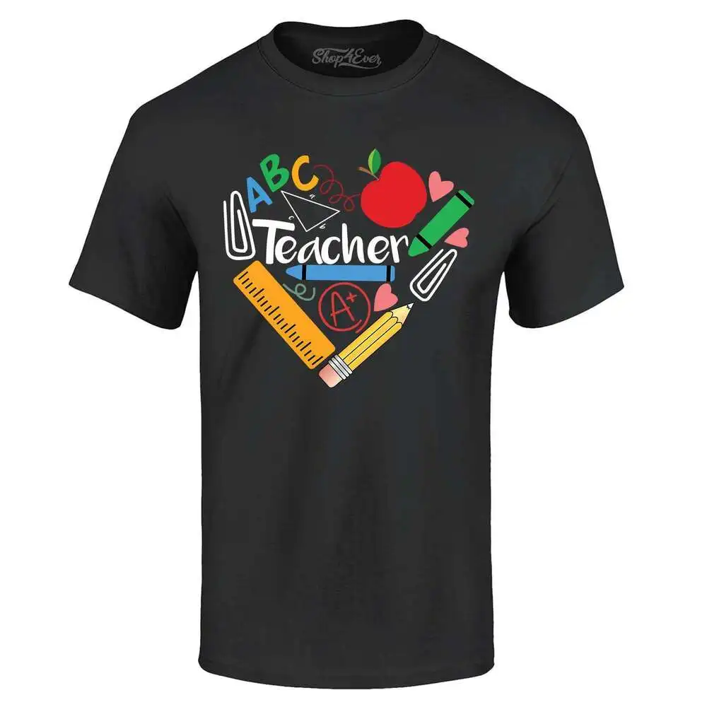 Teacher Heart Supplies s Appreciation T-shirt  ShirtsLuxury oversized