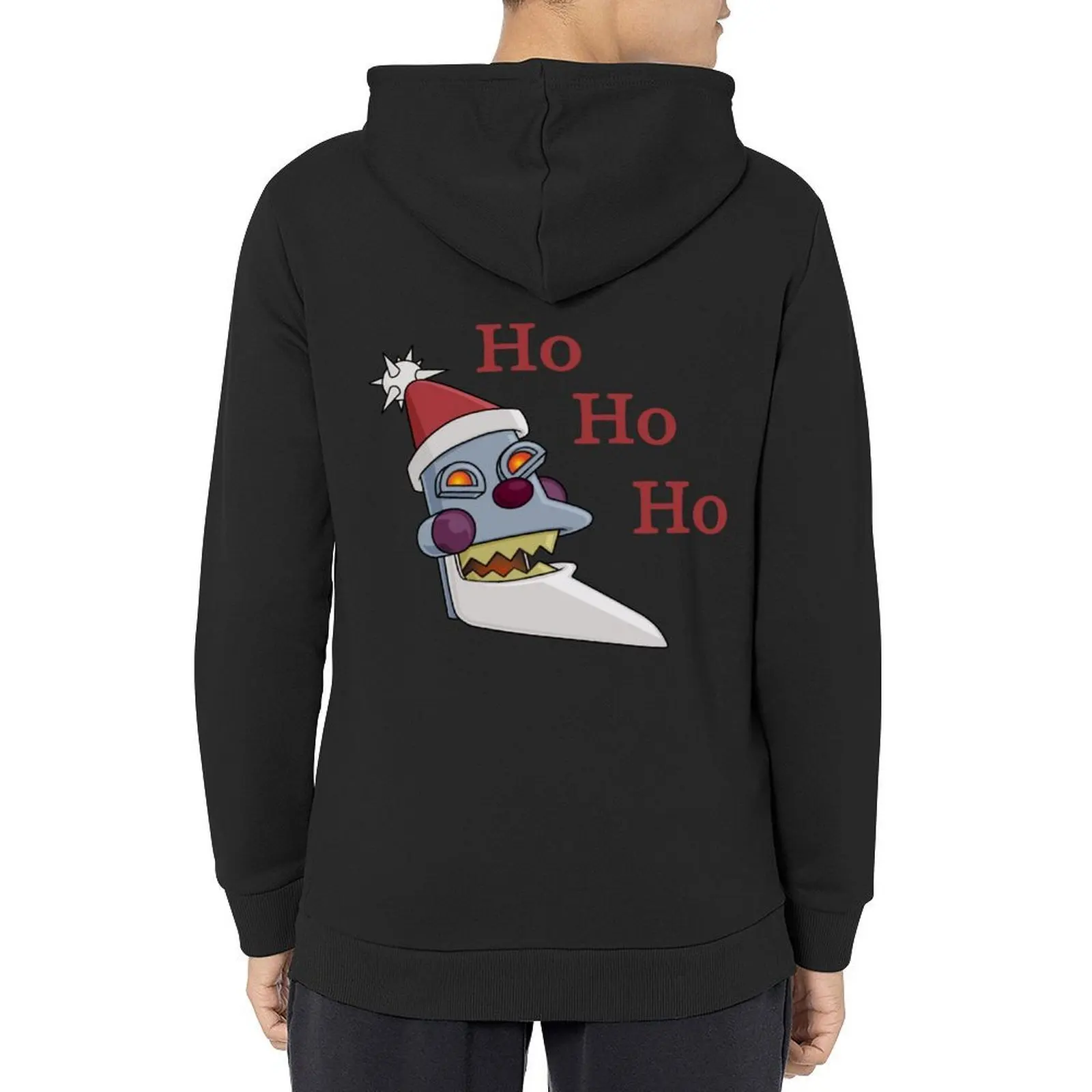 

Robot Santa Hoodie autumn jacket men blouse korean clothes men wear graphic hoodie