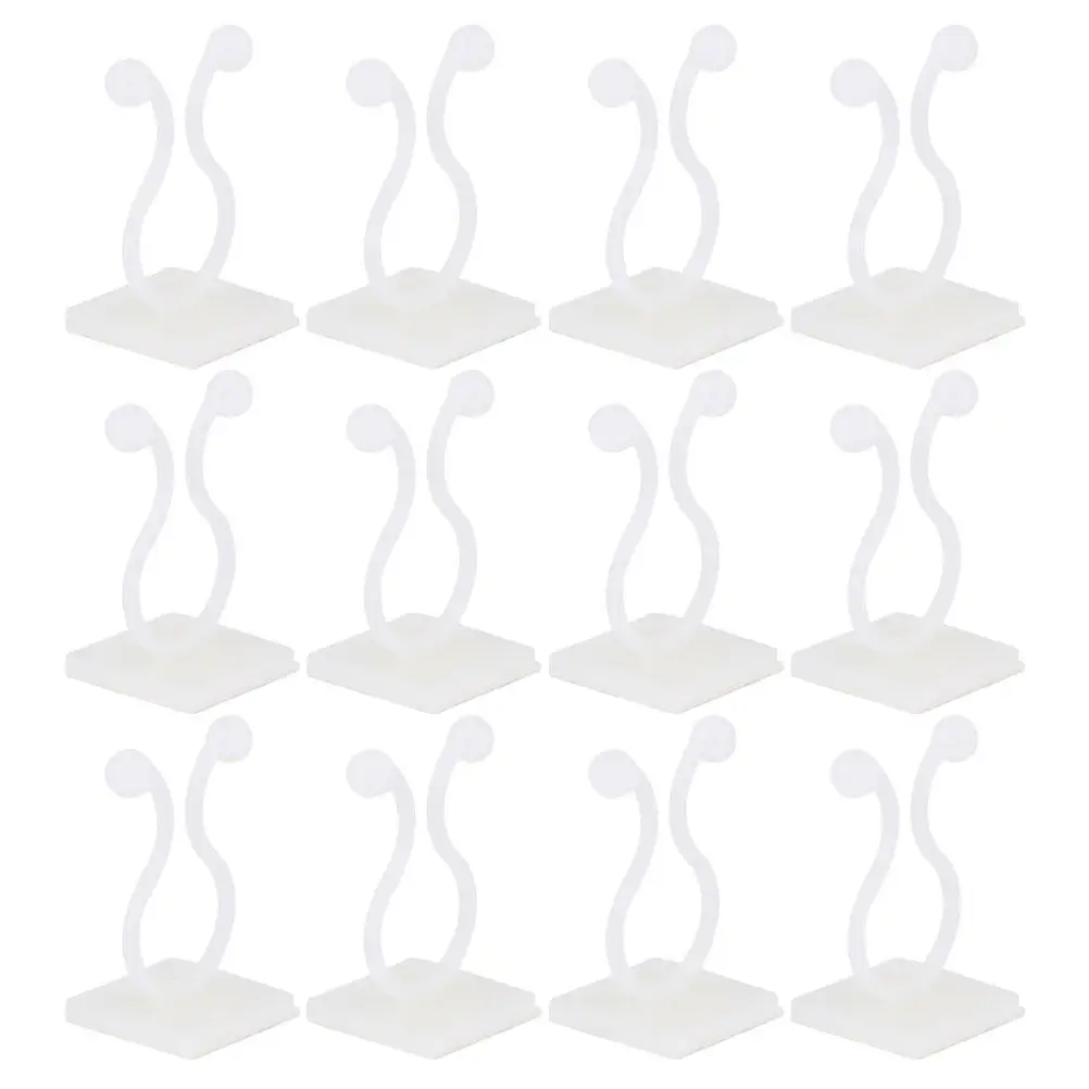 100Pcs Resin Plant Climbing Wall Fixture Clips Self Adhesive Heavy Duty Vine Support for Indoor Outdoor Greenery Garden Balcony