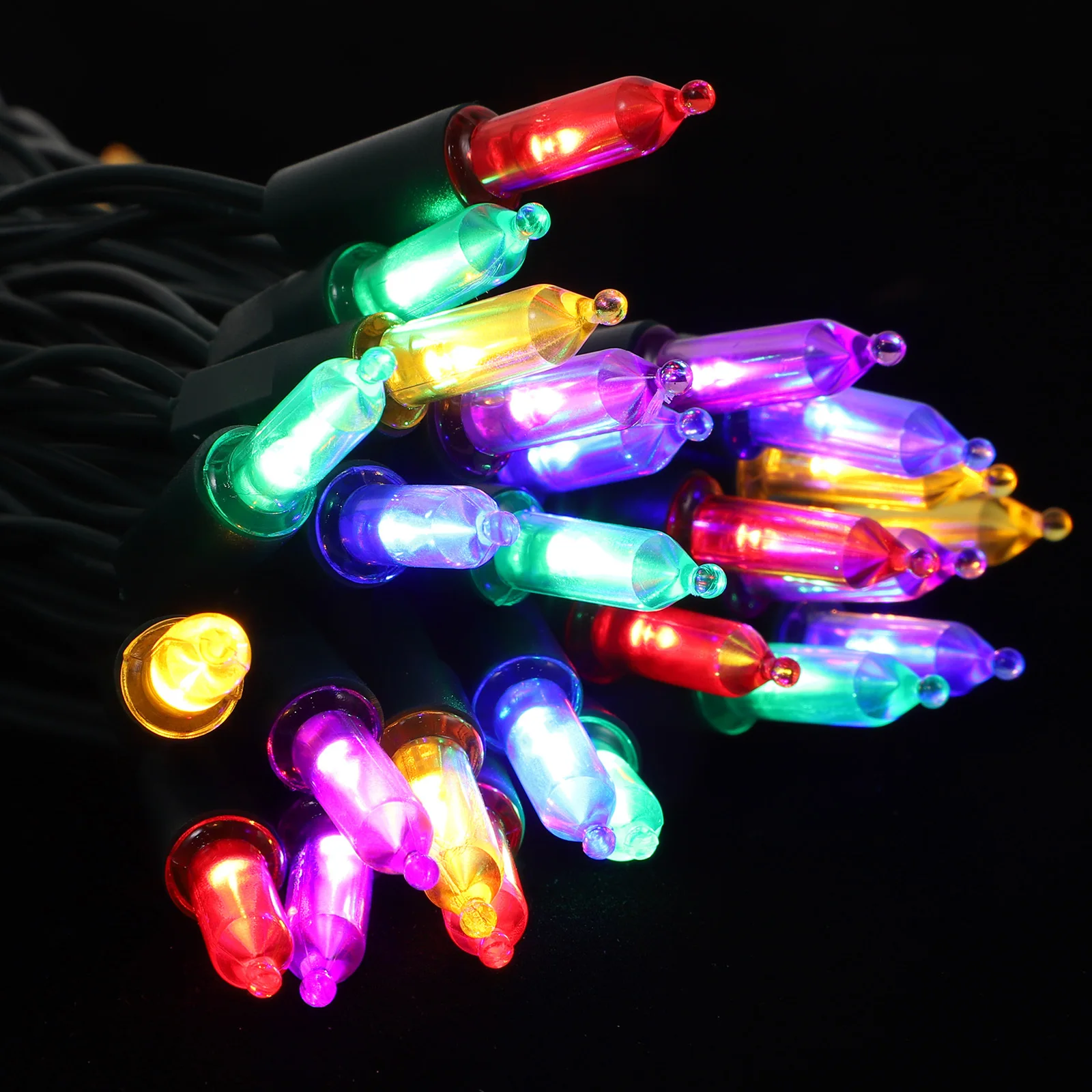 

10M 50Led Powered Atmosphere Decorative Lamp String Lights Colorful Led For Indoor Outdoor Party Wedding Holiday Valentine Decor