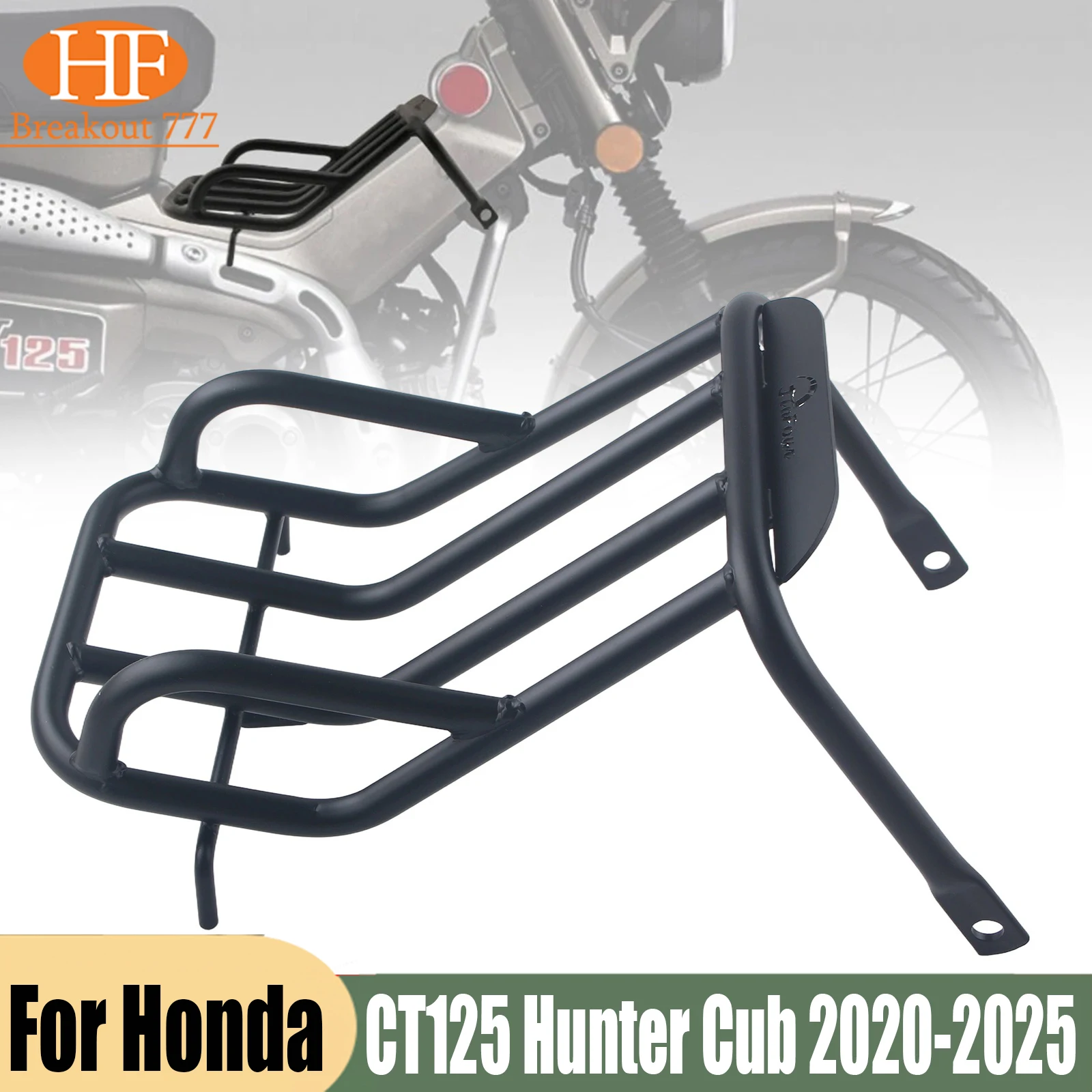 Middle Center Luggage Rack Central Rack Top Box Case Suitcase Carrier For Honda CT125 Hunter Cub 2020-2025 Trail 125 2021-2025