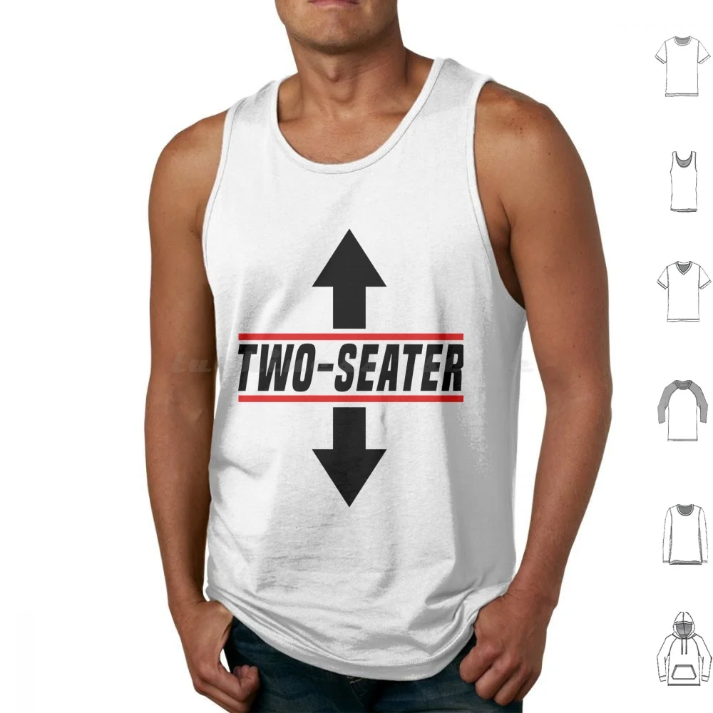 Two-Seater Tank Tops Print Cotton Two Seater Two Seater Mens Two Seater Womens Two Seater Funny Funny Two Seater