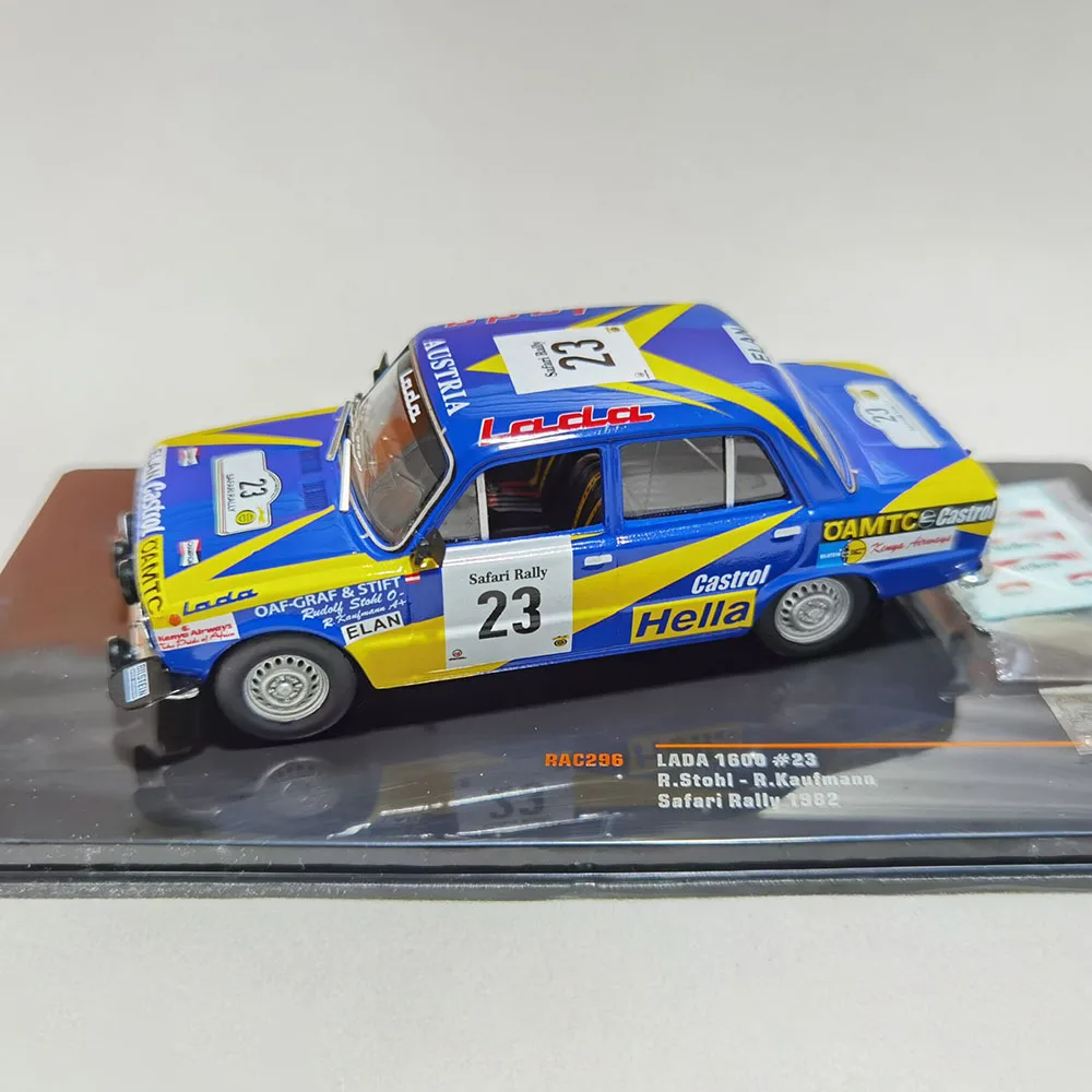 

Diecast IXO 1:43 Scale LADA 1600 #23 1982 Racing Alloy Car Model Collectible Toy Gift Souvenir Display Ornament