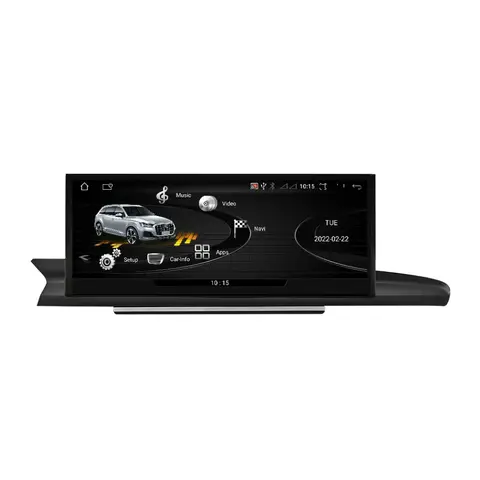 아우디 A6 A7 C7 RS6 RS7 S6 2012-2018용 안드로이드 14 카 라디오 멀티미디어 스테레오 카플레이 오토 12.3인치 GPS 네비게이션 BT