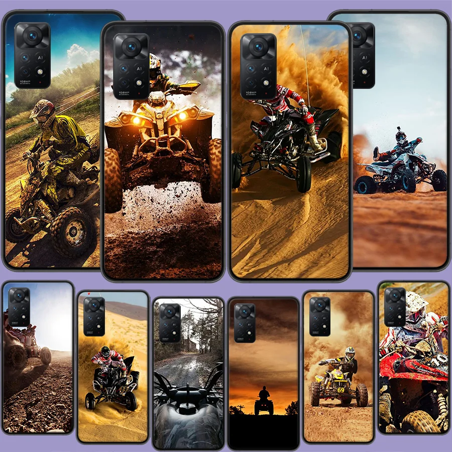 Four Wheeled Motorcycle off-Road Journey Phone Case For Xiaomi Redmi Note 12 Pro Plus 5G 12S 11 11E 11T Pro 10 9 8 7 11S 10S 4G