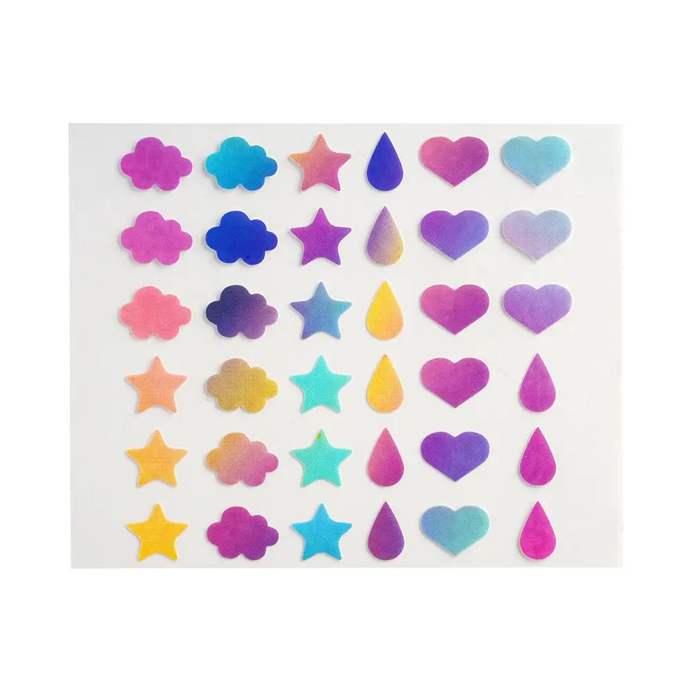 Acne Removal Pimple Patch Colorful Star Cloud Water Droplet Heart Invisible Waterproof Blemish Spot Treatment Tool Skin Care