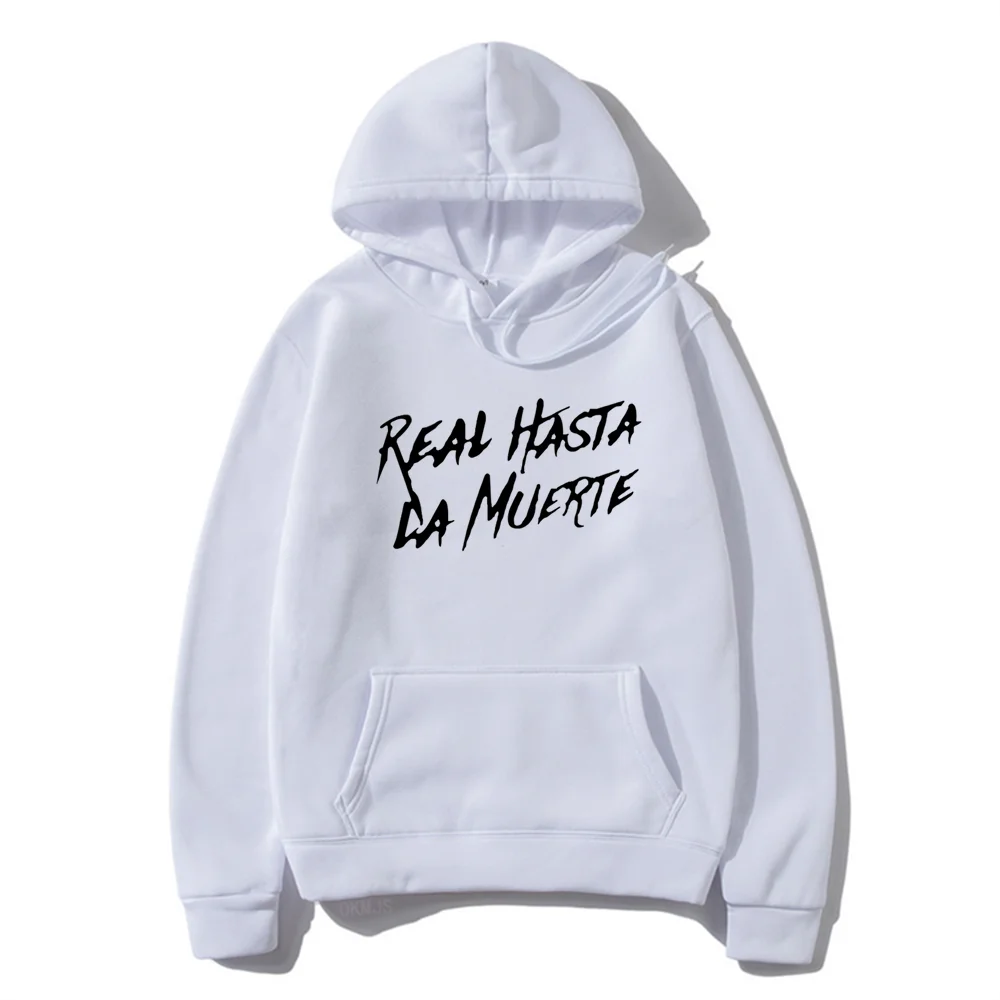 Anuel AA Printed Hoodies Sweatshirt Coat Real Hasta La Muerte casual Tracksuit Costume Men Women Clothing Anime Pullover Hoodie