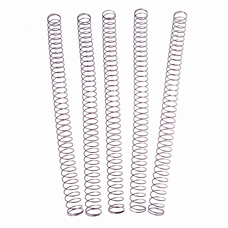 2PCS Spring Steel Pressure Spring Return Spring Wire Diameter 0.6mm0.7mm0.8mm Outer Diameter 3mm-18mm Long Spring100mm-300mm