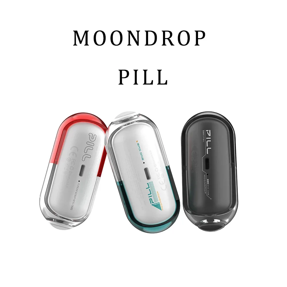 MOONDROP PILL سماعات أذن مفتوحة بلوتوث 6.0 OWS سماعات معلقة IPX4 مشبك أذن مفتوح سماعات أذن لاسلكية مدمجة AI ENC MD-0WS #1