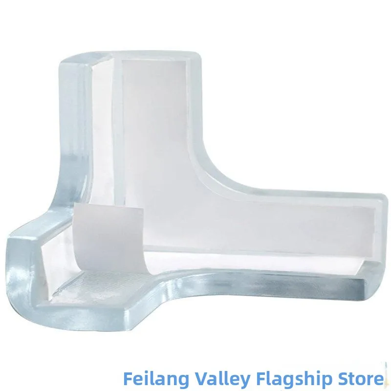 Childproof round Corner Table s Protection Silicone Caps Anti-Colion Drop ape Transparent Protection Stiers for Ba...