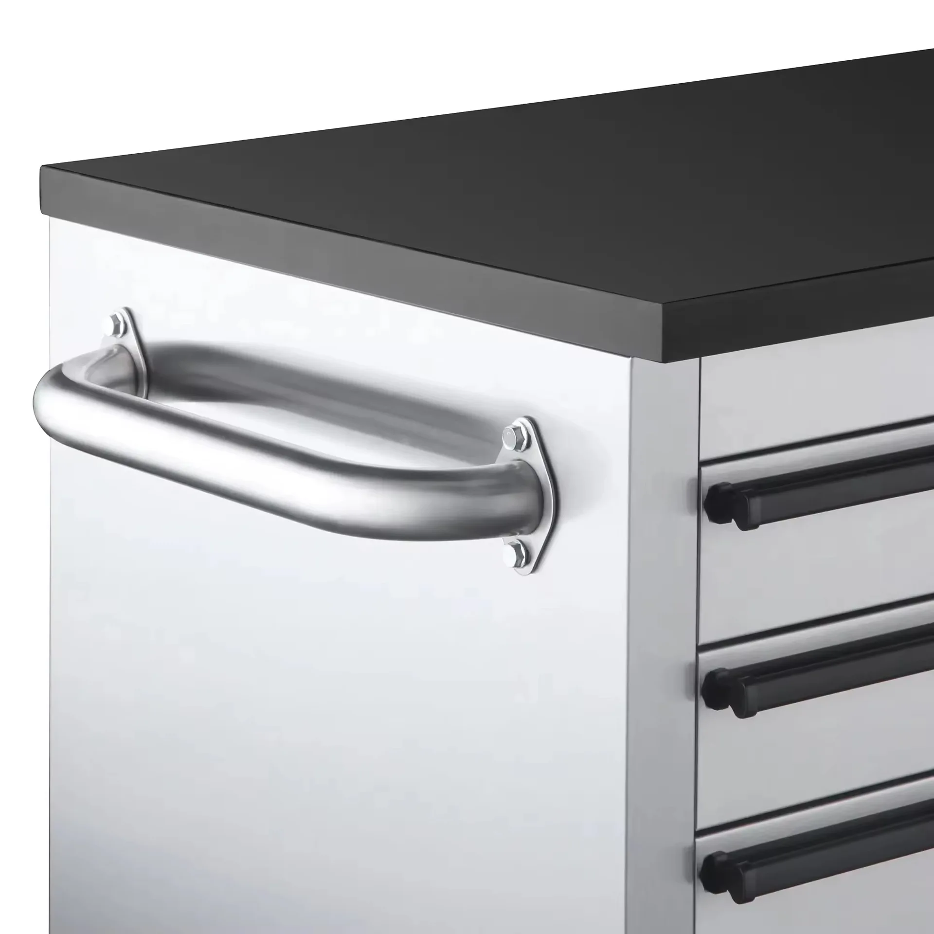AIROW Tool Organization Storage System | 72-inch Professional Stainless Steel Rolling Workshop Cabinet 15 Drawers