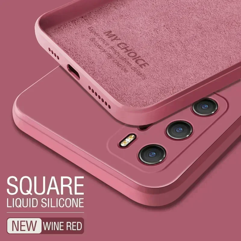 Para Huawei multiusos P20 pro P30 pro P40 Plus funda de silicona líquida P60 P50 funda para Huawei P20 P30 P40 lite