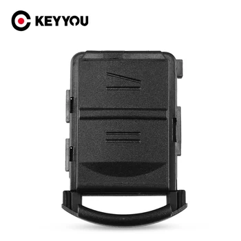 KEYYOU Funda para mando a distancia de 2 botones, carcasa para Vauxhall, Corsa, Meriva, Combo, Opel
