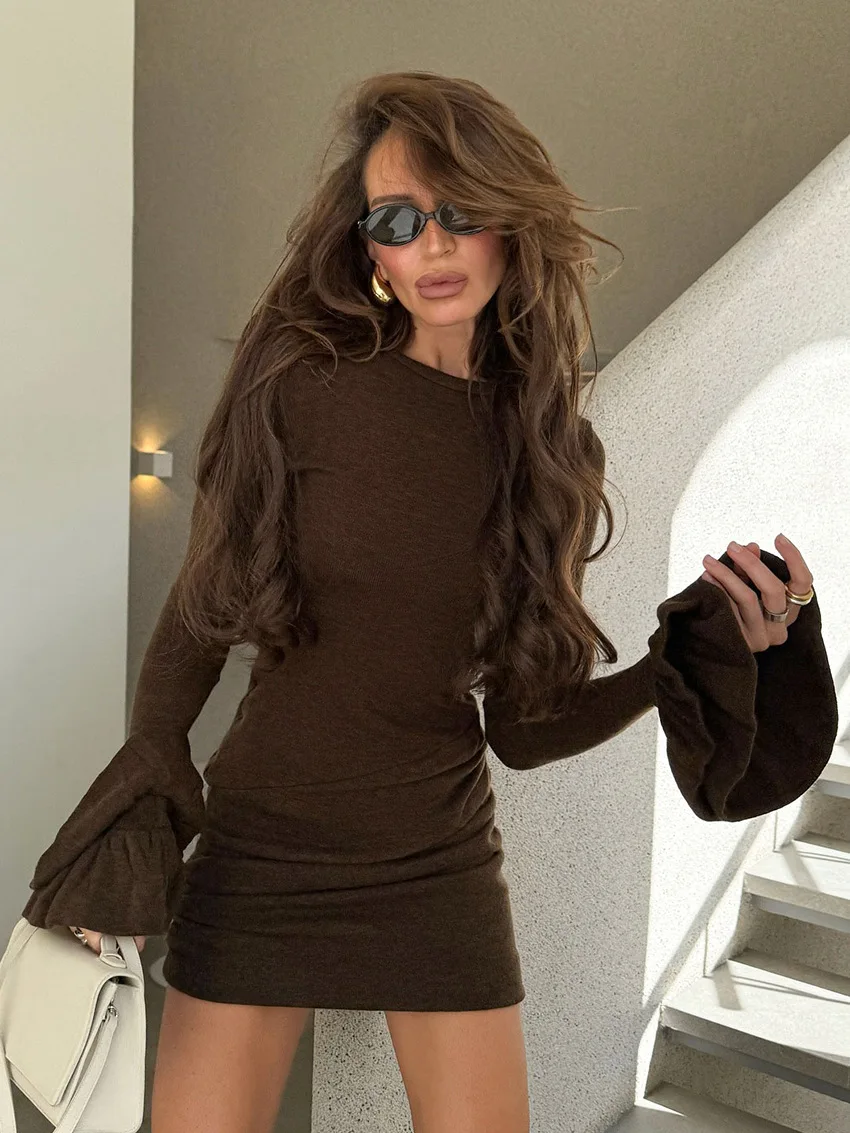 Women Brown Knitted… - image