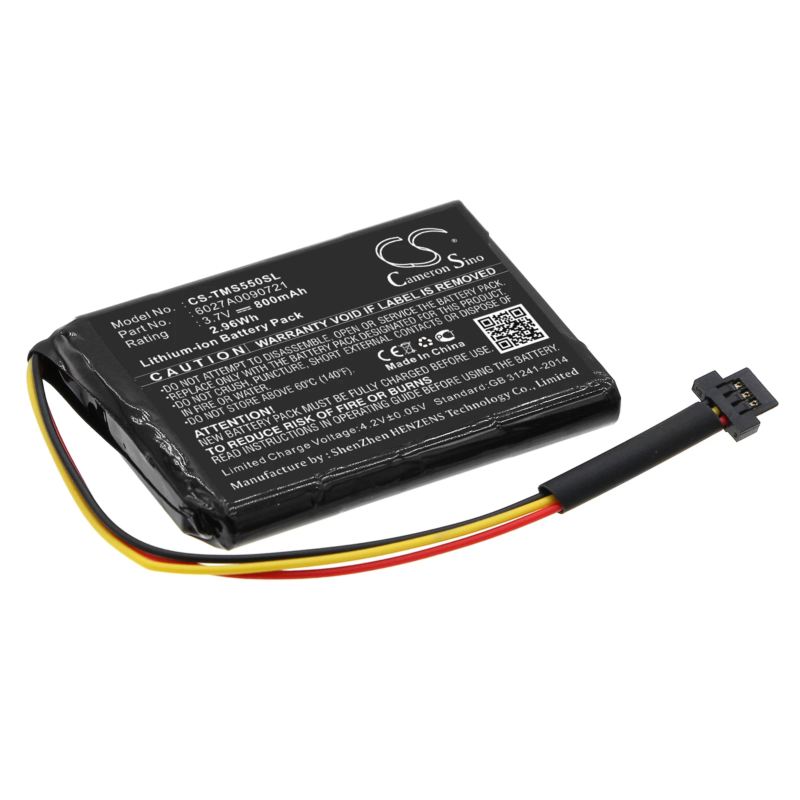 3.7V 800mAh GPS, Navigator Battery 6027A0090721 for TomTom Start 45 45M 55 55M 4EF00 45TM 55TM 50TM 50M  +TOOL