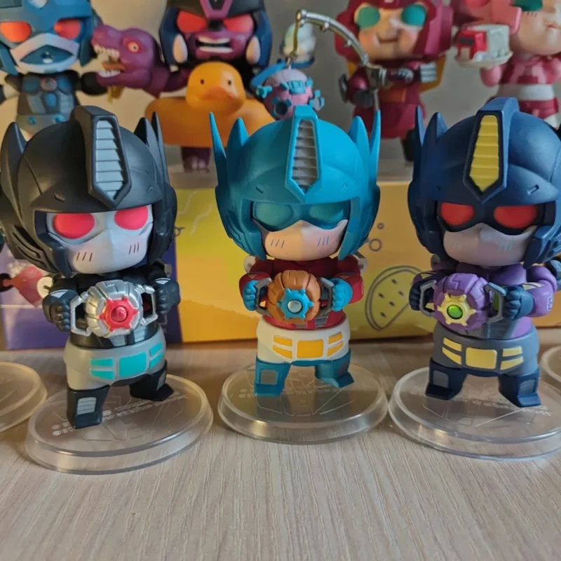 

In Stock Cute Model Kindergarten Lucky Boxes Optimus Prime Lucky Blind Box Anime Cartoon Model Ornaments For Children Toy Gifts