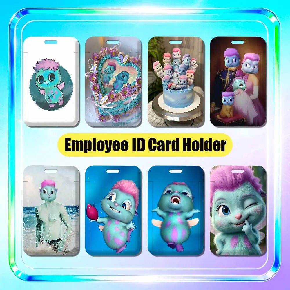 For Bibble Employee ID Card Holder Badge Office Student Bank Work Credit Decoration Case